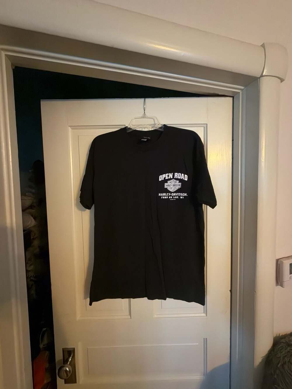 Harley-Davidson Open Road T-Shirt Size L Black Fond Du Lac WI